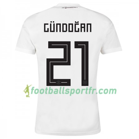 Tenue Allemagne Gundogan 21 Domicile Coupe du monde 2018 Maillot de Foot